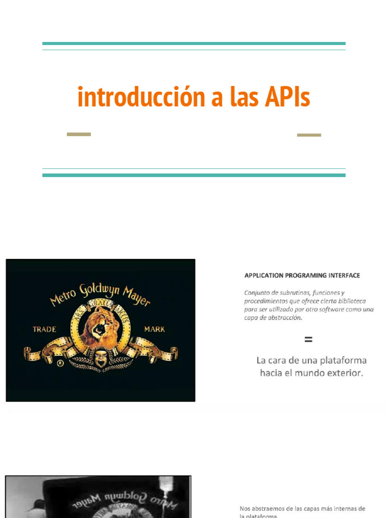 Introducción a las APIs y su Función | PDF | Redes | Internet y web