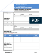 Monash Uni Official Visit Application Form