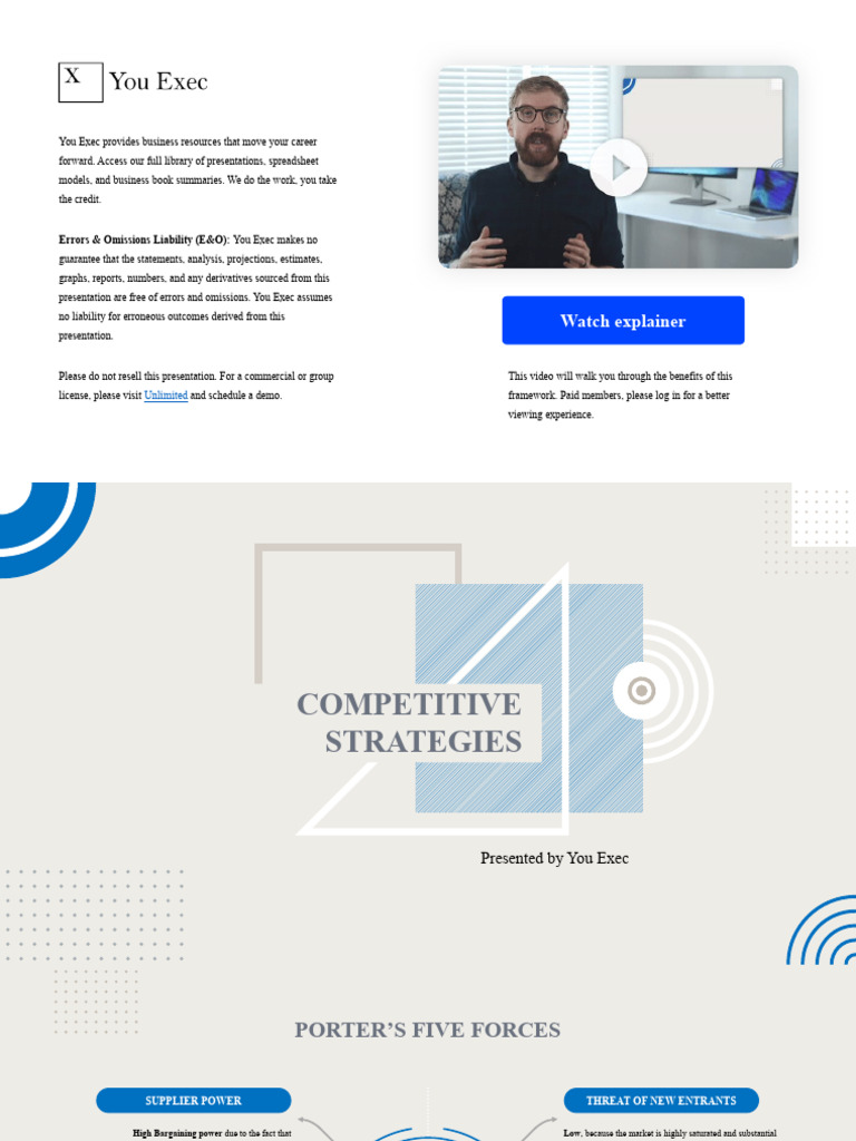You Exec vs. SlideShare for Executives | PDF | Strategic Management ...