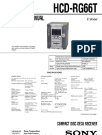 9553 Sony HCD-RG66T Sistema de Audio Con CD-Casette Manual de Servicio