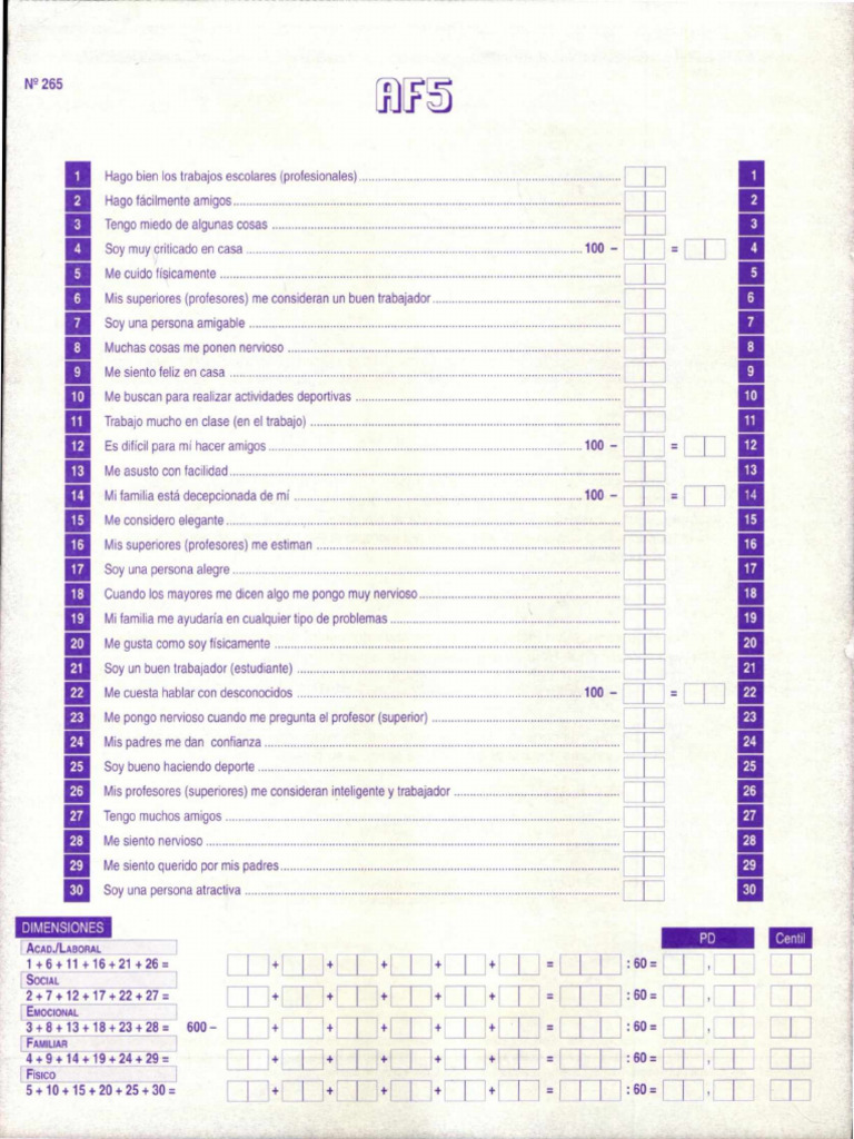 AF5 Hoja 3 | PDF