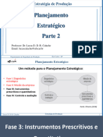 Aula 4 Planejamento Estratégico - Parte 2