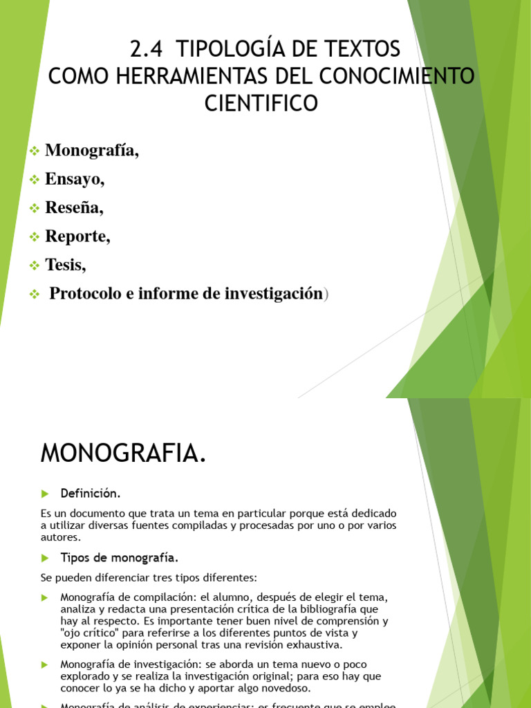 2.4 Tipología de Textos Academicos | PDF | Ensayos | Conocimiento