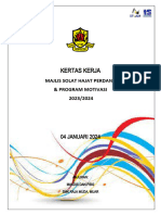 Kertas Kerja Solat Hajat Perdana 2022 & 2023