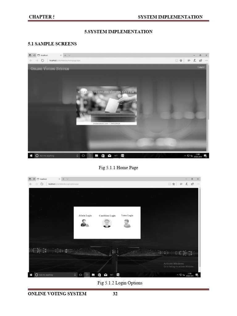 Online Voting System Implementation | PDF | World Wide Web | Internet & Web