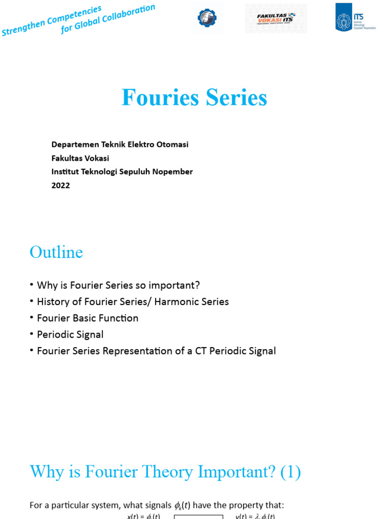 05 Ssa Fourier Series Pdf Fourier Transform Fourier Series
