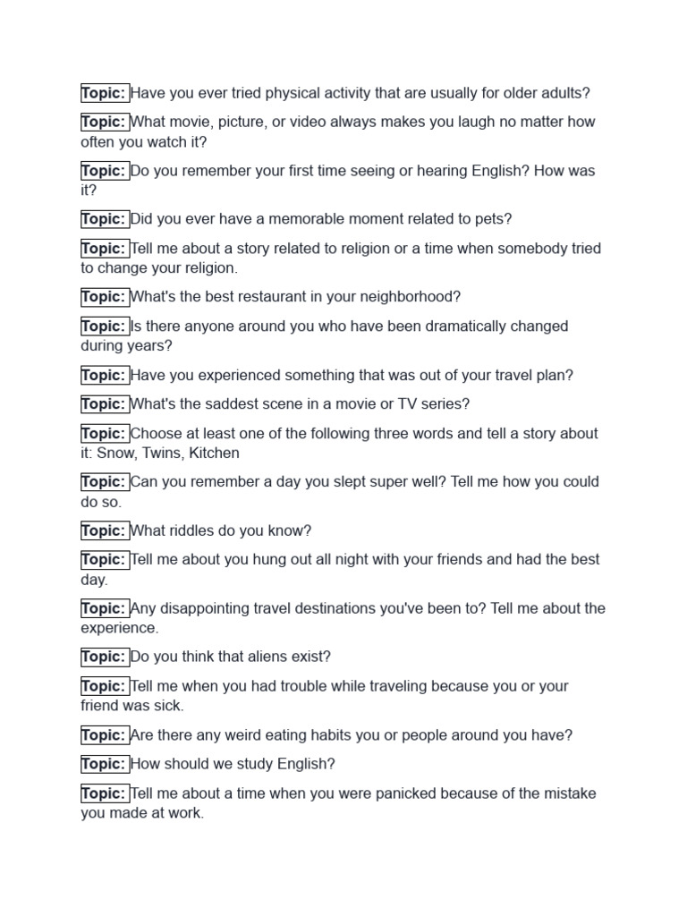 conversation | PDF