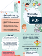 Folleto Díptico Infantil para Actividades Creativas de Manualidades para Niños Ilustrado Doodle Verde Claro y Blanco