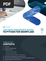 The Data Engineers Guide To Python For Snowflake