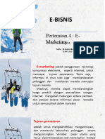 Pertemuan 4 E-Marketing