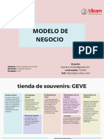 Canvas de Modelo de Negocio Tabla para Estrategia Planeación Negocio Pastel Moderno