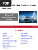 Vector Mechanics For Engineers: Statics: Internal Forces and Moments