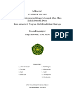 Mkalah Statistik Dasar Diajukan Untuk Memenuhi Tugas Kelompok Mata Mata Kuliah Statistik Dasar Pada Semester 1 Program Studi Pendidikan Olahraga