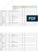 Matinee Cue Sheet LX