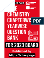 Chemistry Question Bank 2023 Class 12