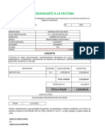 Documento Equivalente Cobro