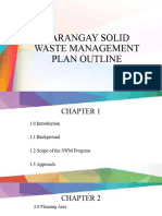 Barangay Solid Waste Management Plan Outline