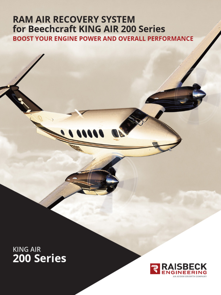 Raisbeck King Air Ram Air Recovery System PDF Foreign Object Damage Propulsion