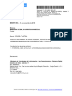 Informe de Cirug°as PL Sticas NO Estçticas Por Departamentos