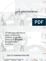 Estructura Administrativa.