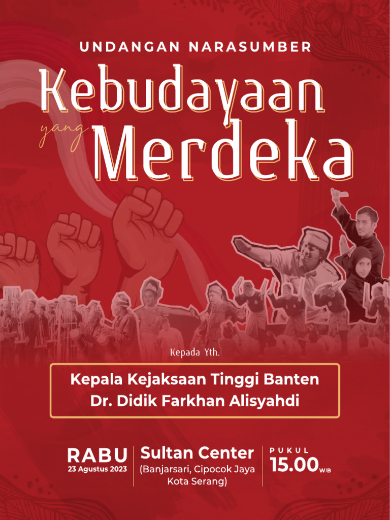 UNDANGAN ACARA HUT RI - KEPALA KEJATI BANTEN | PDF