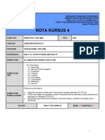 Nota Kursus 4 Sanitation During Food Flow