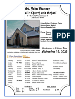 St. John Vianney Catholic Church and School: November 19, 2023
