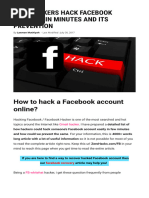 Facebook Hacking 2