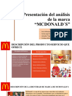 Análisis de La Marca MCDONALD S