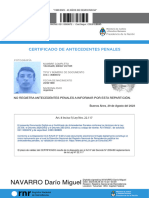 Certificado Antecedentes Penales Diego