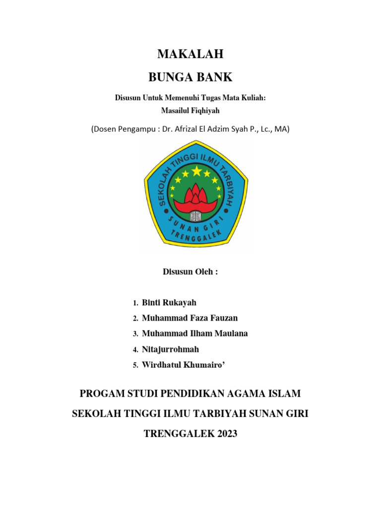Bunga Bank | PDF