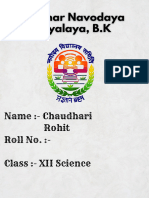 Namepage Chaudhary Rohit (Chem)