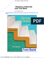 Full Download Elementary Statistics A Brief 6th Edition Bluman Test Bank