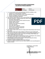 Sop Penyusunan Kalender Pendidikan