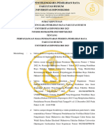 SK 03 Tentang Perpanjangan Masa Pendaftaran Peserta Pemilihan Raya Fakultas Hukum Universitas Diponegoro 2023