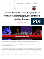 2023 Was The Year of New Writing