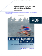 Full Download Financial Reporting and Analysis 13th Edition Gibson Solutions Manual
