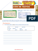 Creación de Textos para Quinto Grado de Primaria