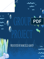 Blue Cute Sea Group Project Presentation