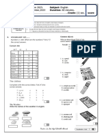 English Final Test 1 Secundary