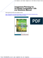 Full Download Strategic Management Planning For Domestic and Global Competition 13th Edition Pearce Solutions Manual