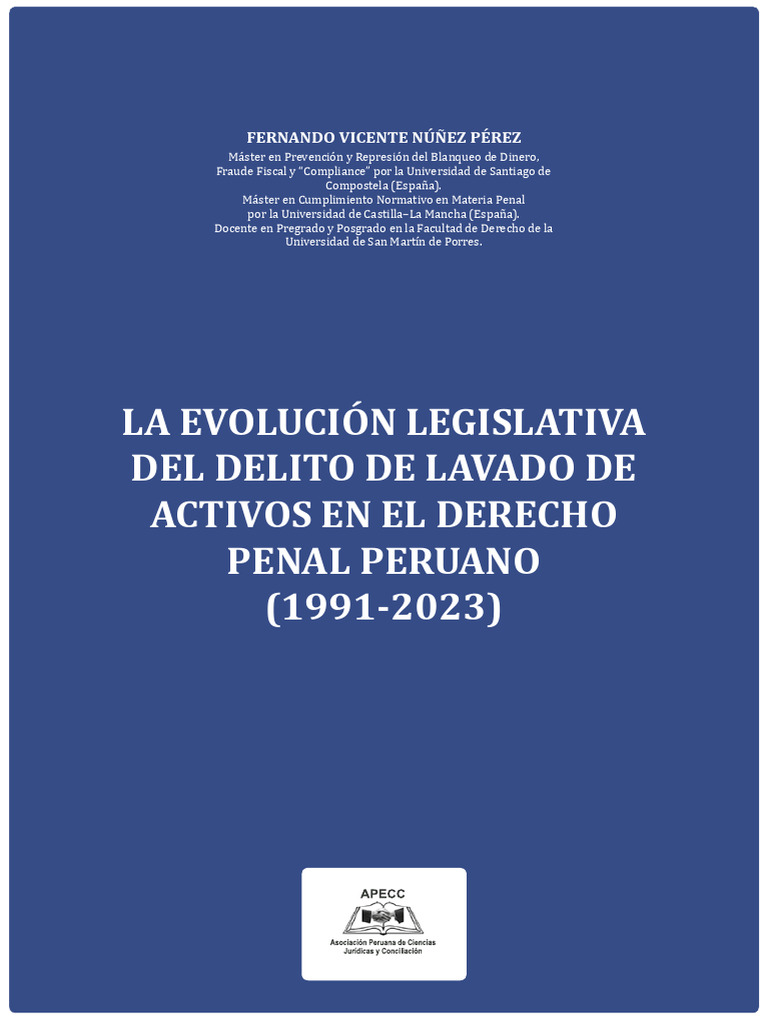 Evolución del Lavado de Activos en Perú | PDF | Derecho penal | Lavado ...