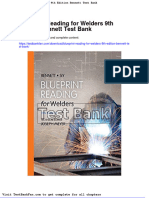 Full Download Blueprint Reading For Welders 9th Edition Bennett Test Bank