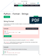 Python - Format Strings