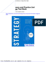 Full Download Strategy Theory and Practice 2nd Edition Clegg Test Bank