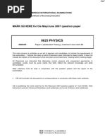 June 2007 MS - Paper 3 CIE Physics IGCSE