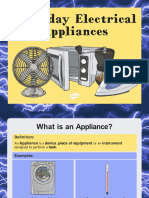 Everyday Electrical Appliances PowerPoint