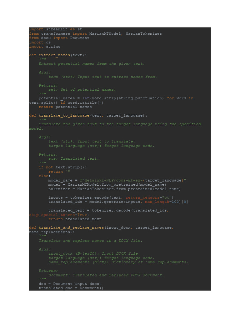Translation App Code | PDF | Computer Programming | Software Engineering