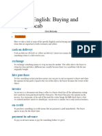 Buying and Selling Vocab-1