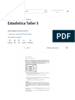 Estadistica Taller 3 - PDF - Probabilidad - Probabilidades y Est